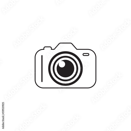 Camera icon logo vector design
