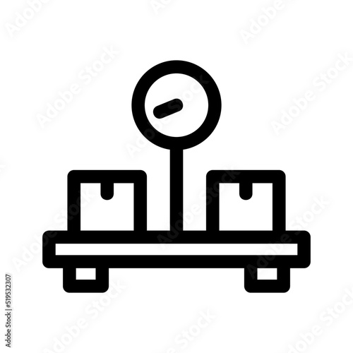 scale icon or logo isolated sign symbol vector illustration - high quality black style vector icons
