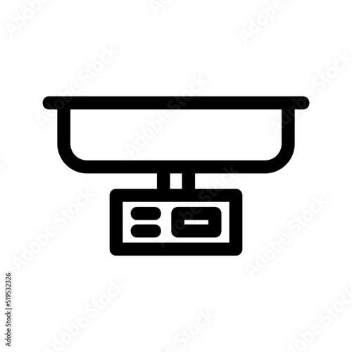 scale icon or logo isolated sign symbol vector illustration - high quality black style vector icons
