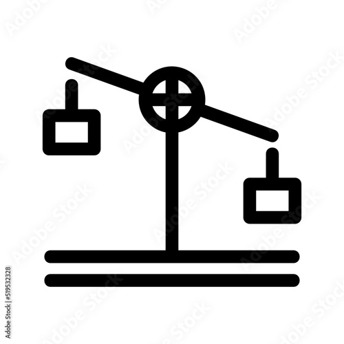 scale icon or logo isolated sign symbol vector illustration - high quality black style vector icons
