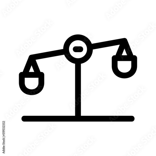 scale icon or logo isolated sign symbol vector illustration - high quality black style vector icons
