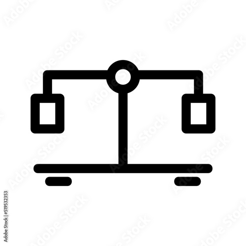 scale icon or logo isolated sign symbol vector illustration - high quality black style vector icons
