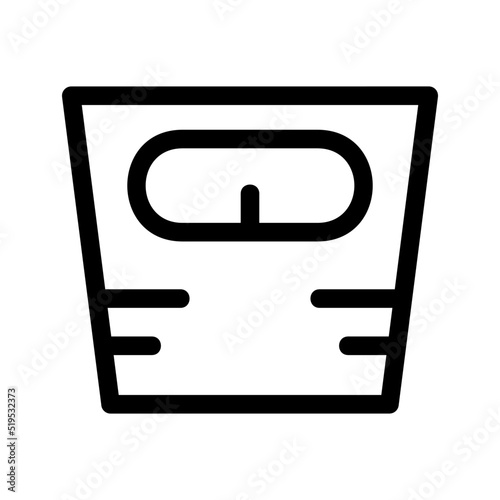 scale icon or logo isolated sign symbol vector illustration - high quality black style vector icons
