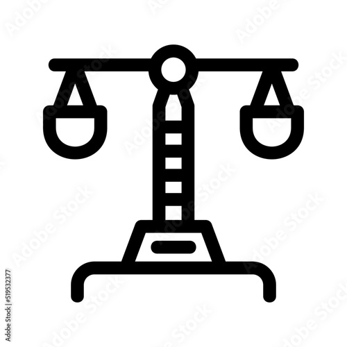scale icon or logo isolated sign symbol vector illustration - high quality black style vector icons
