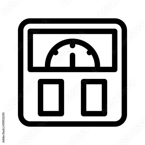 scale icon or logo isolated sign symbol vector illustration - high quality black style vector icons
