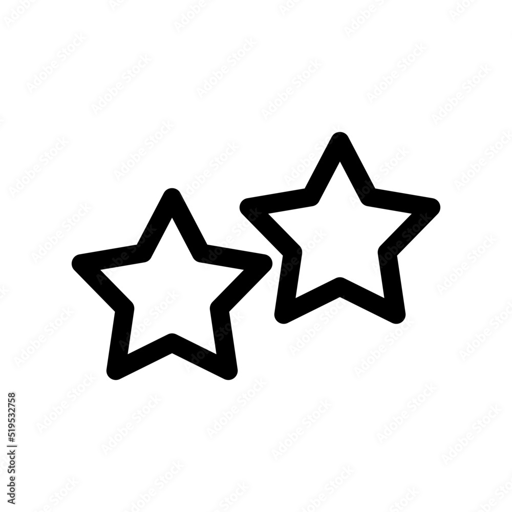 Obraz premium star icon or logo isolated sign symbol vector illustration - high quality black style vector icons 
