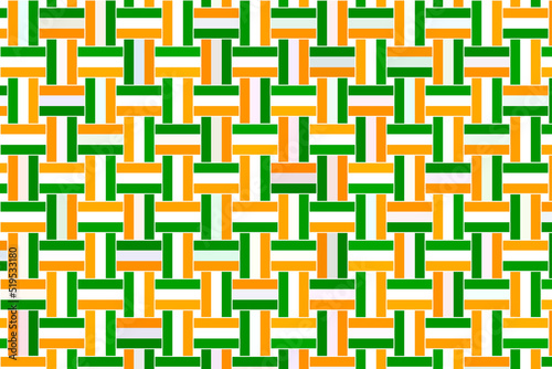 abstract decorative indian flag theme background, indian flag tricolor gradient background