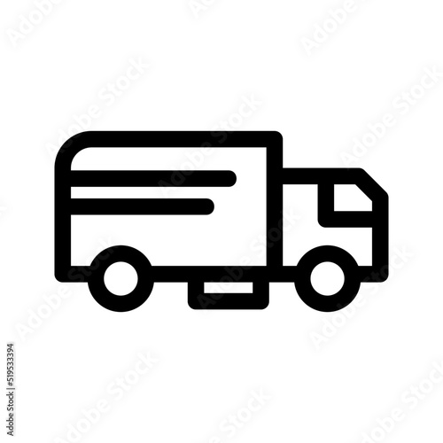 truck icon or logo isolated sign symbol vector illustration - high quality black style vector icons
