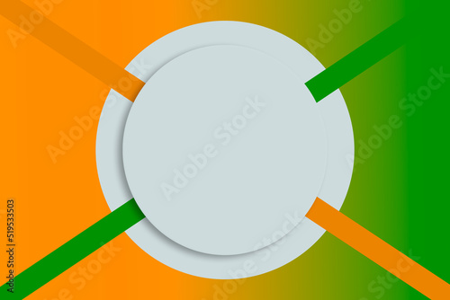 abstract decorative indian flag theme background, indian flag tricolor gradient background