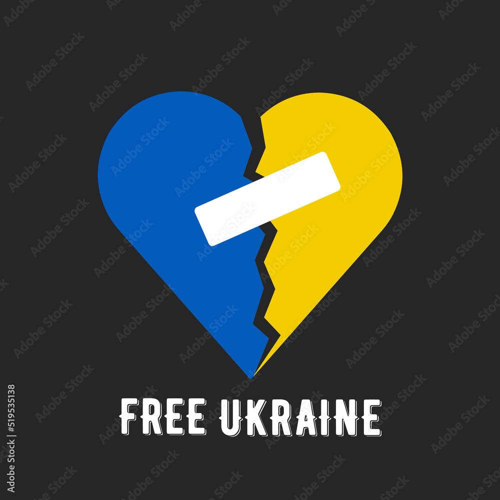 illustration vector of free ukraine campaign perfect for poster,etc. illustration vector of free ukraine campaign perfect for poster,etc.