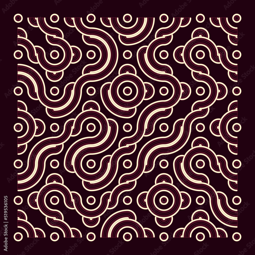 Color truchet tiling connections illustration Color truchet tiling connections illustration