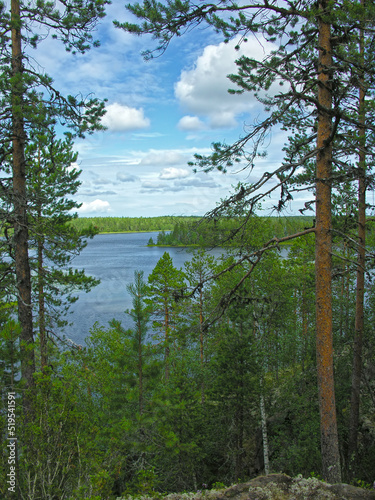 Northern landscape. Karelia, Russia. photo