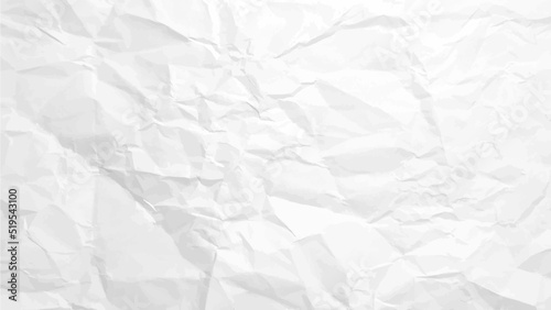 White сlean crumpled paper