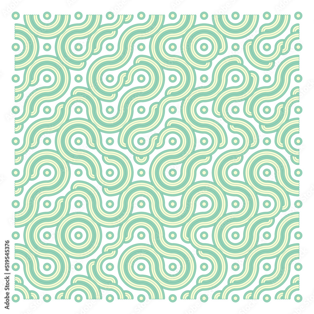 Color truchet tiling connections illustration Color truchet tiling connections illustration