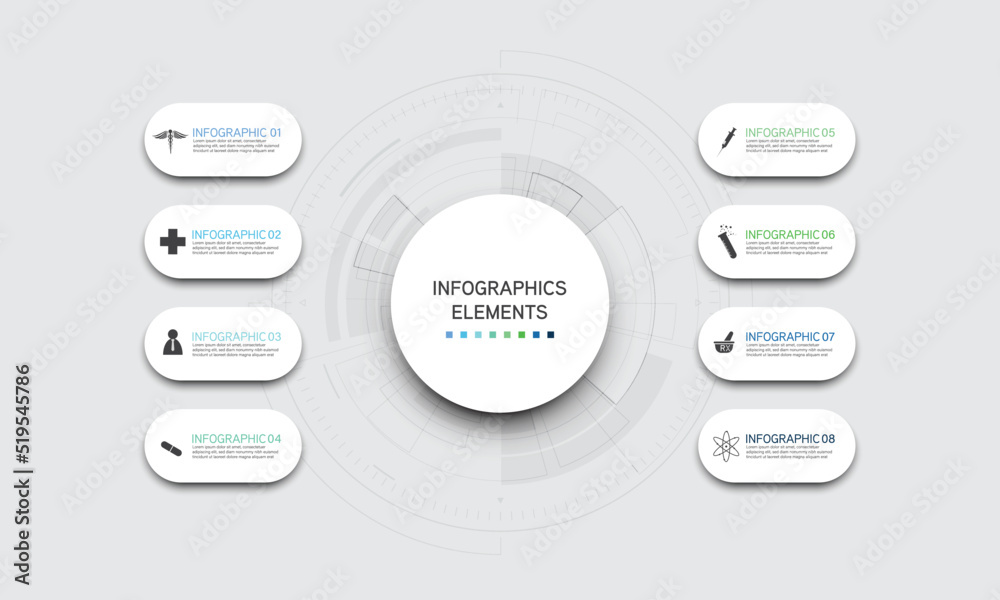 Medical information display Process chart Abstract element of the diagram diagram with step, option, section or process Vector business template for presentation Creative concept for infographic. Medical information display Process chart Abstract element of the diagram diagram with step, option, section or process Vector business template for presentation Creative concept for infographic.
