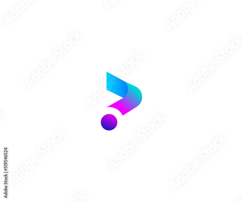 Minimalist and simple Modern P Letter icon, vector logo template, Letter p logo
