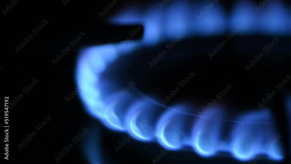Burning gas. It is lighted from darkness and goes out. Burning gas. It is lighted from darkness and goes out.
