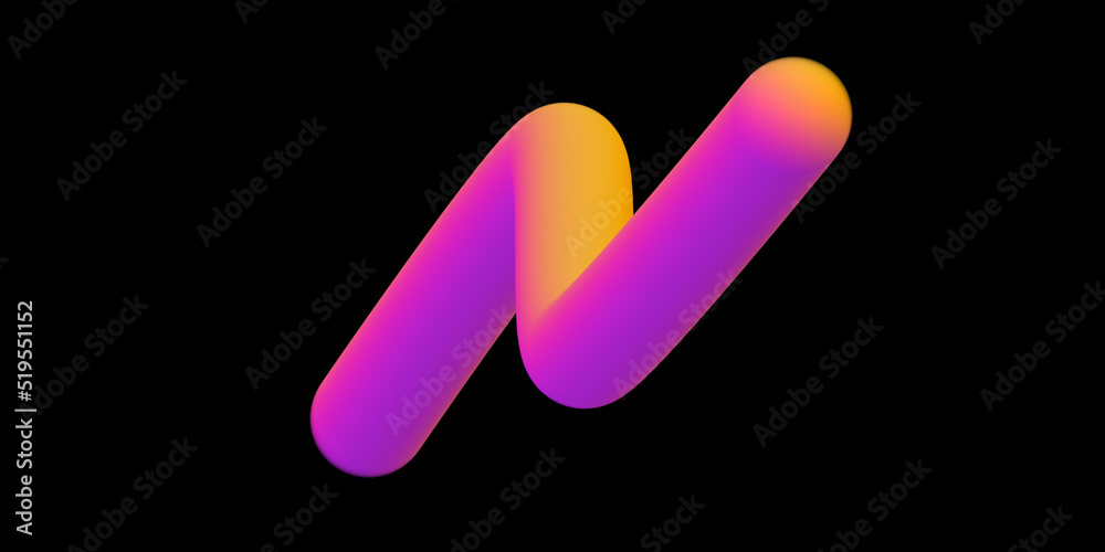 Gradient fluid illustration, black background Gradient fluid illustration, black background