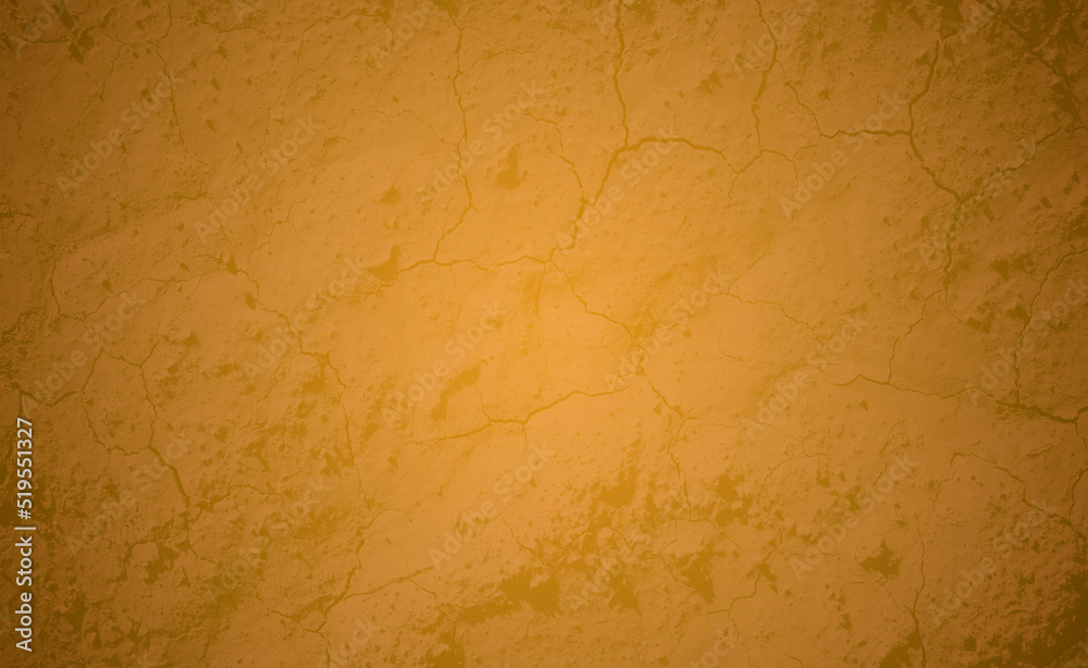Fondo marino en degradado radial mostaza o dorado. Pared o muro mostaza