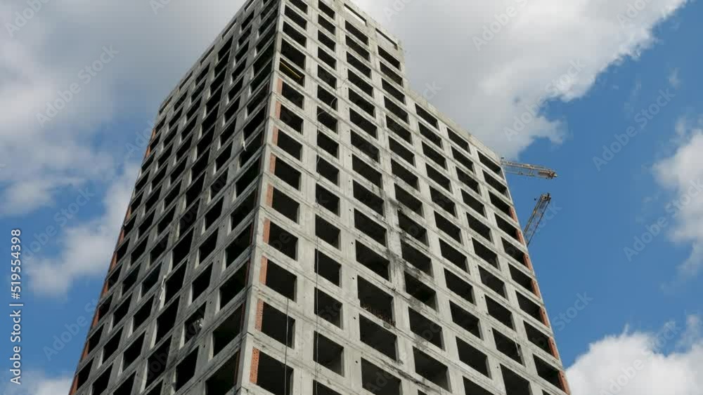 Reinforced concrete building under construction Reinforced concrete building under construction