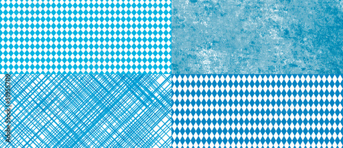 Blau-weisser Oktoberfesthintergrund