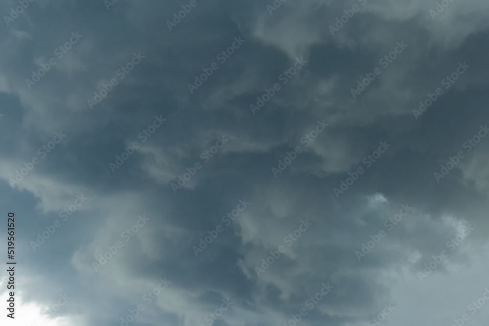 Dark Grey Rain Clouds Storm Weather Sky Nature Background