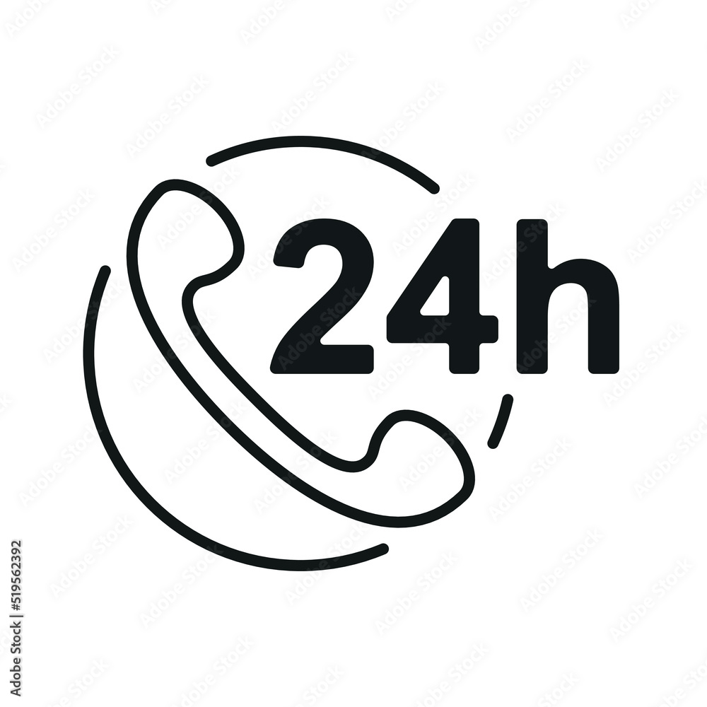 24 call center support icon - editable stroke 24 call center support icon - editable stroke