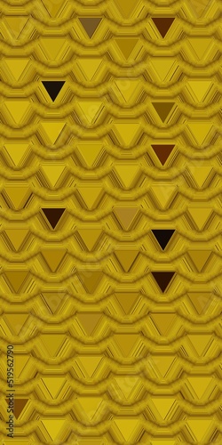 patterns and design inspired by vivid yellow foam ball in a black net