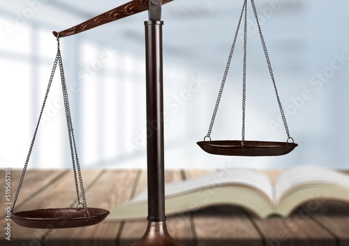 Obraz na płótnie Law and justice Christian biblical concept