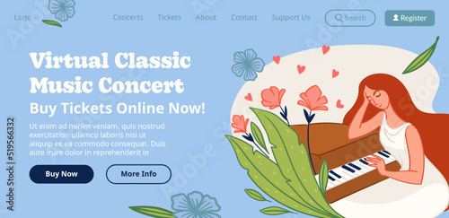 Virtual classic music concert, buy tickets online
