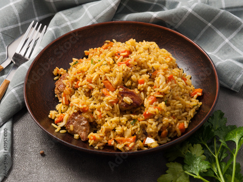 the traditional hot dish of the Eastern peoples is pilaf