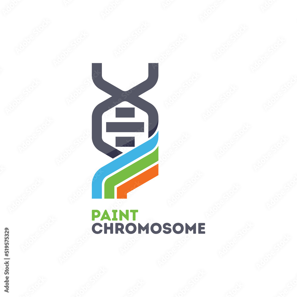 Paint Chromosome Logo 