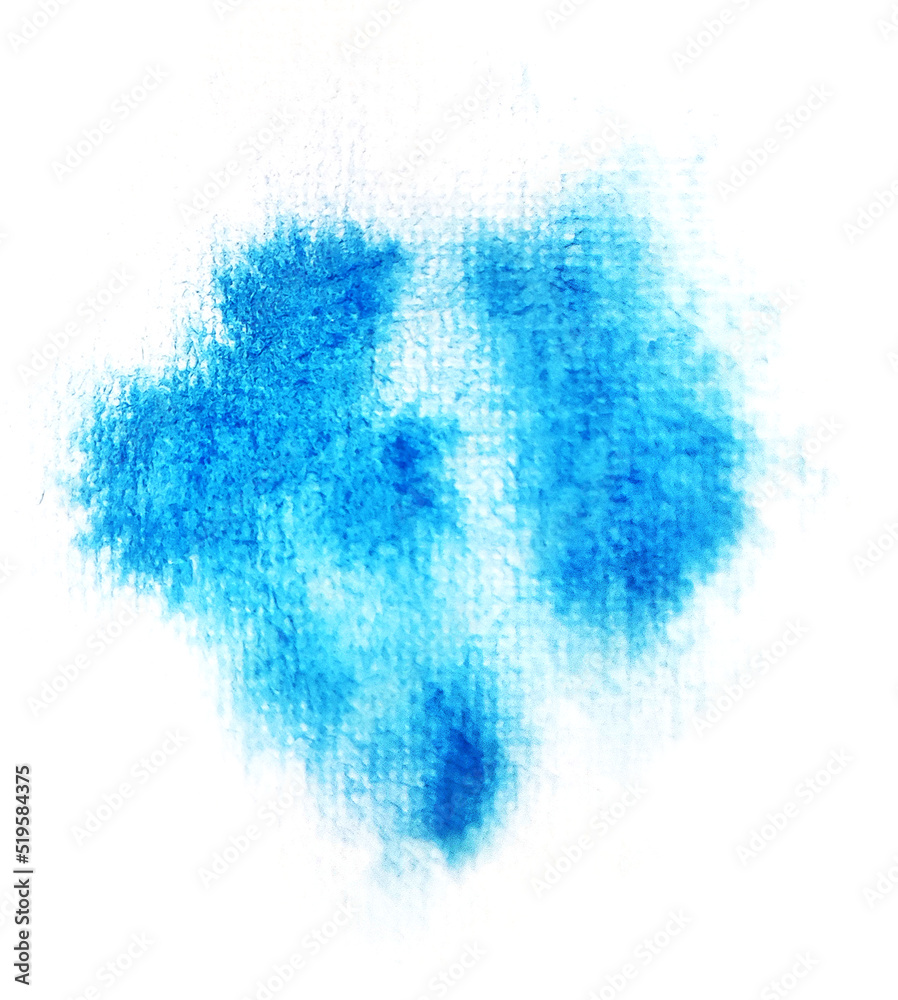 Stain of cyan watercolor paint 2 Stain of cyan watercolor paint 2