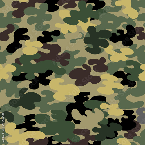 Camo, army, moro seamless vector pattern