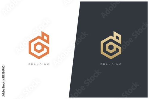 D Letter Logo Vector Concept Icon Trademark. Universal D Logotype Brand