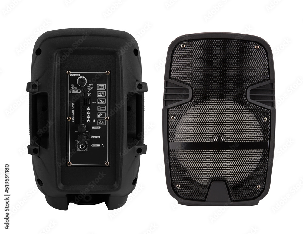 Portable speaker isolated Portable speaker isolated