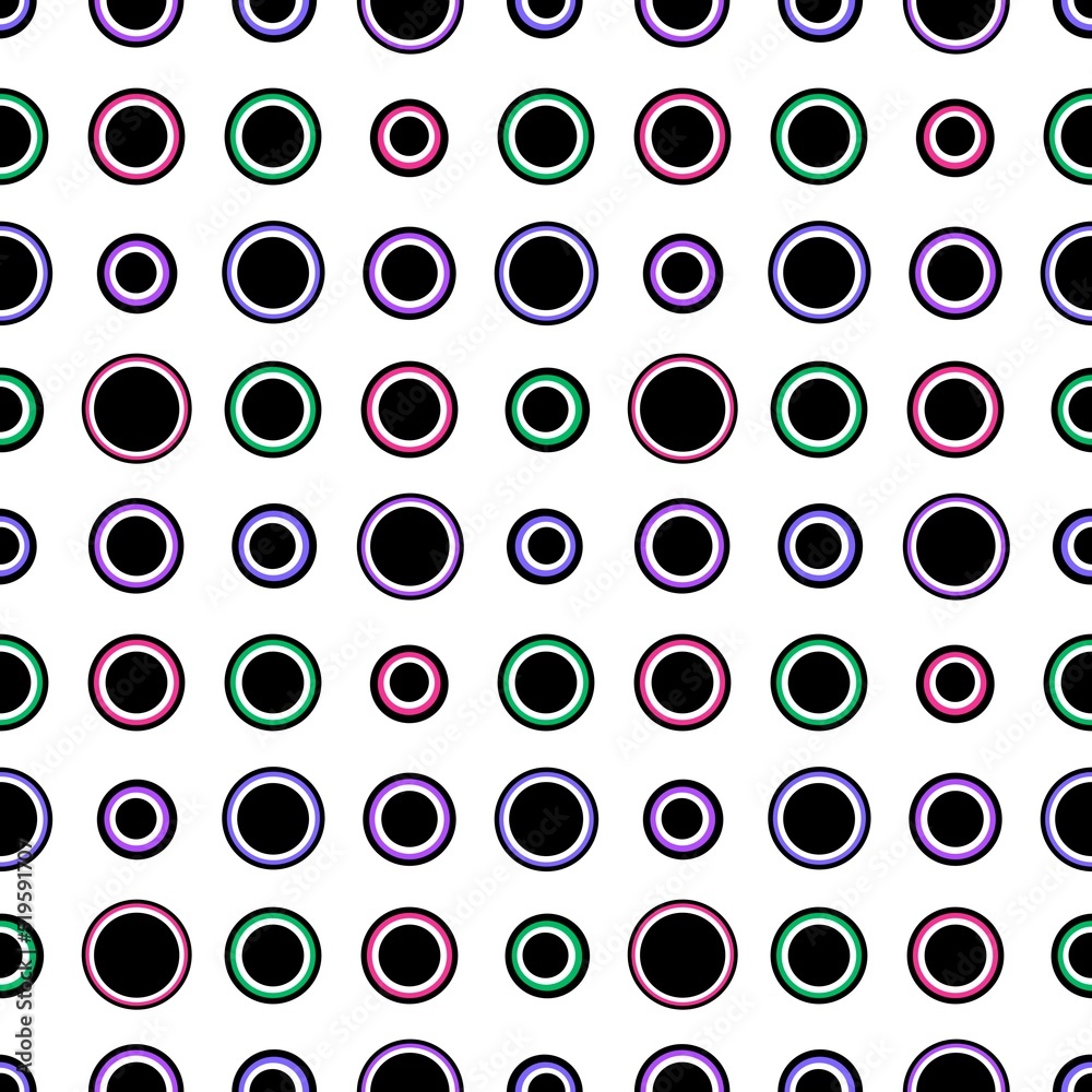 Summer seamless magic evil eye pattern for fabrics and textiles and packaging and gifts and linens and wrapping