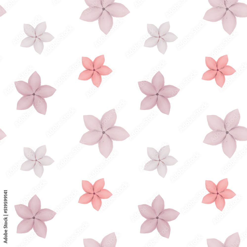 seamless pattern with pink flowers seamless pattern with pink flowers