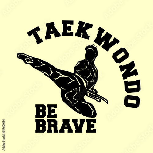 karate taekwondo design for printing product