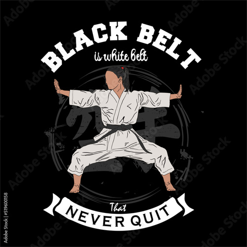 karate taekwondo design for printing product