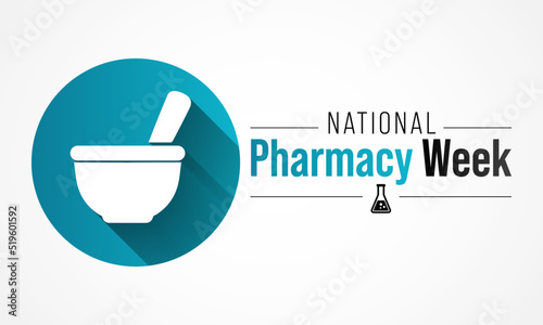 National Pharmacy Week is observed every year in October. to raise your patients and colleagues awareness about the vital role pharmacists play on the healthcare team. Vector illustration