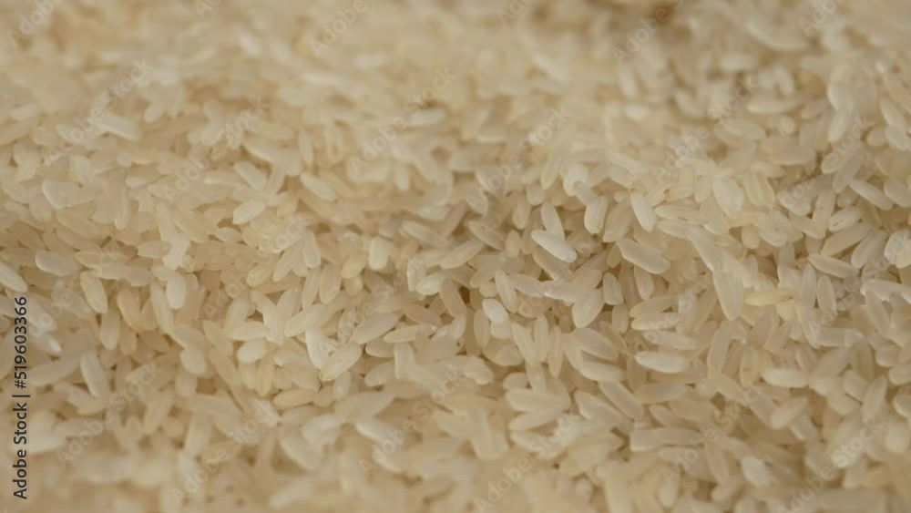 Close-up shot of grains of rice in motion. Close-up shot of grains of rice in motion.