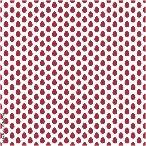 maroon egg polka dots seamless repeat pattern