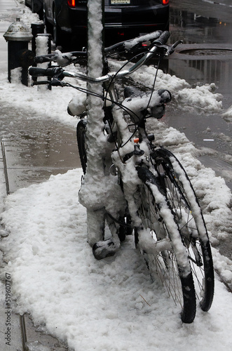 bikes in the snow (ID: 519607767)