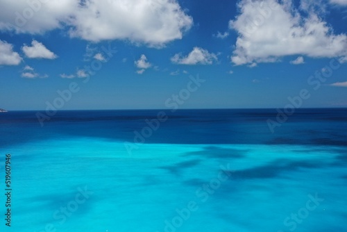 Amazing blue sky and ocean.High quality image.