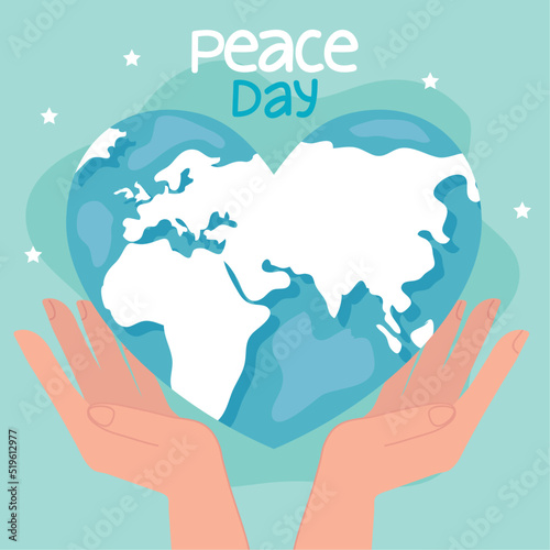 peace day lettering