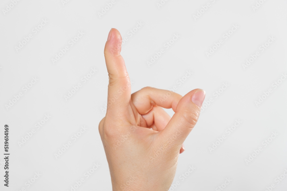 A human hand with an unnaturally bent joint. Ankylosis of the joints of the hand A human hand with an unnaturally bent joint. Ankylosis of the joints of the hand