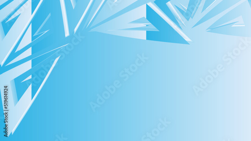 Blue abstract background. Blue dynamic vector background with diagonal lines. Modern creative premium gradient. 3d cover of business presentation banner with geometric element