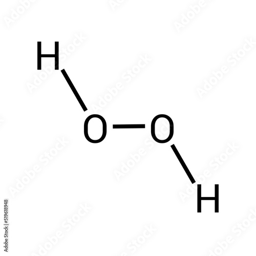 chemical structure of hydrogen peroxide (C2H2)