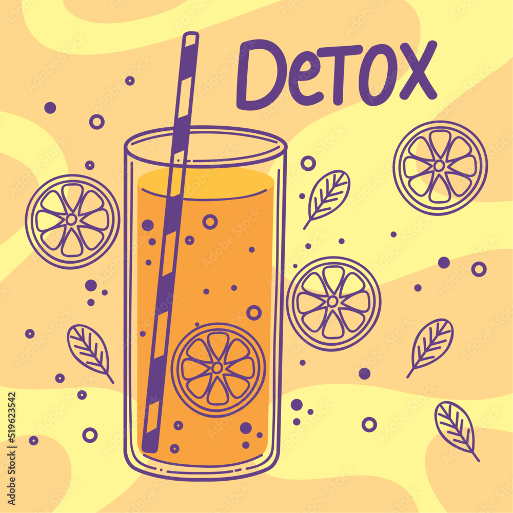 orange detox drink